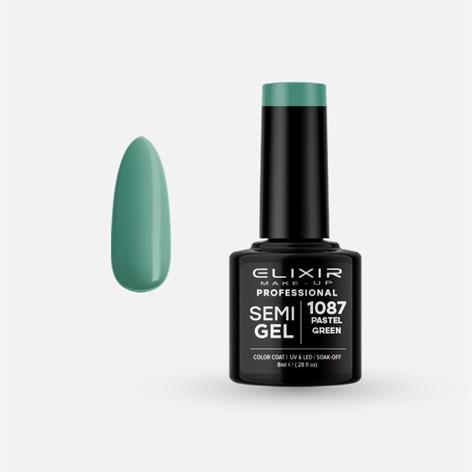 ELIXIR SEMI GEL COLOR 8 ML PASTEL GREEN Nº 1087