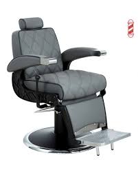 SILLON BARBERO HUGO GRIS