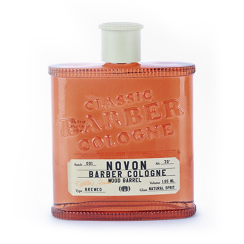 NOVON COLONIA AROMA A BARRIL DE MADERA CLASSIC BARBER COLOGNE WOOD BARREL 185ML