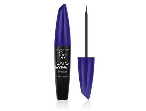 GOLDEN ROSE CAT´S EYES EYELINER AZUL Y NEGRO