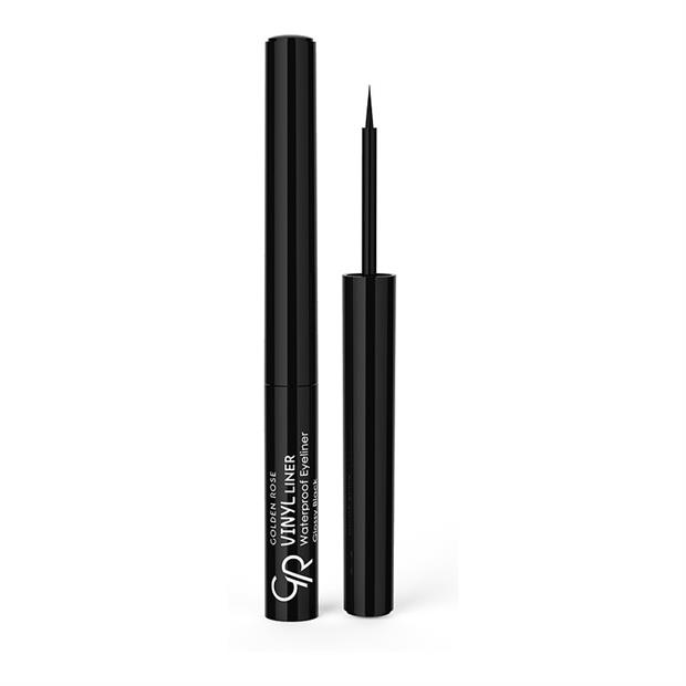 GOLDEN ROSE VINYL LINER WATERPROOF EYELINER GLOSSY BLACK