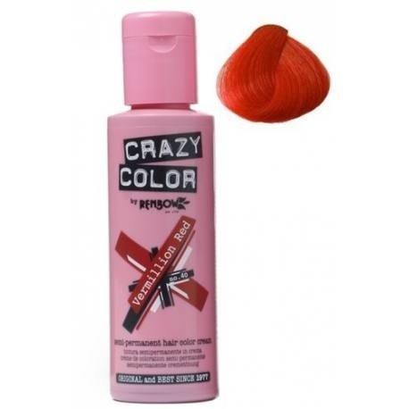 40 - CRAZY COLOR ROJO BERMELLON 100ml