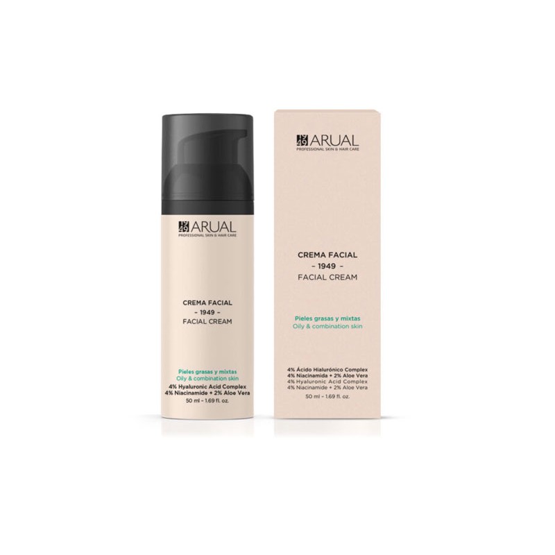 ARUAL CREMA FACIAL PIELES GRASAS Y MIXTAS 50ML