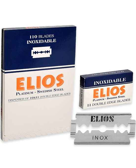 DISPENSADOR ELIOS PLATINUM (10 X 11) DOUBLE EDGE BLADES