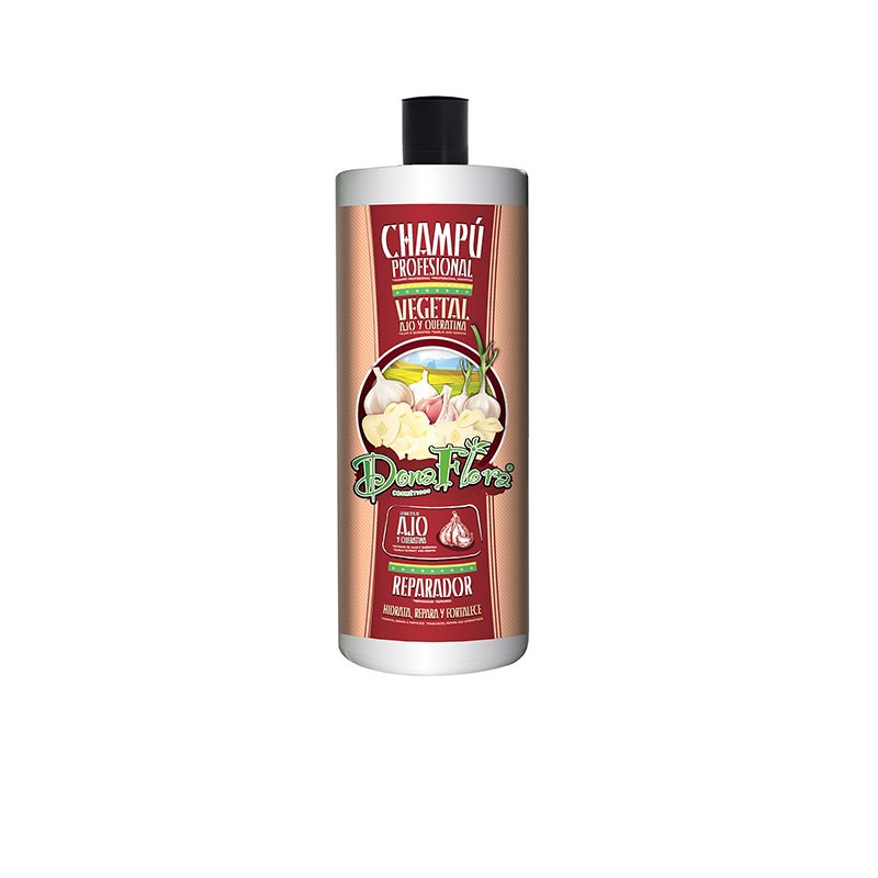 CHAMPÚ REPARADOR VEGETAL DE AJO Y KERATINA 1000ML