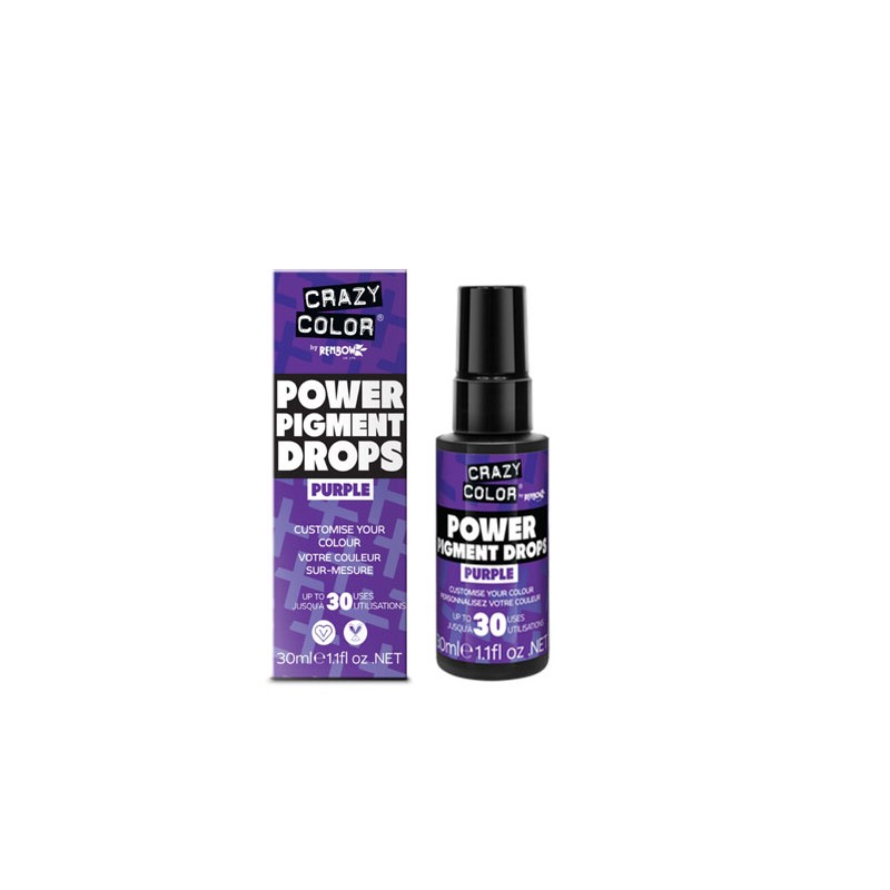 CRAZY COLOR POWER DROPS PURPLE 30ML