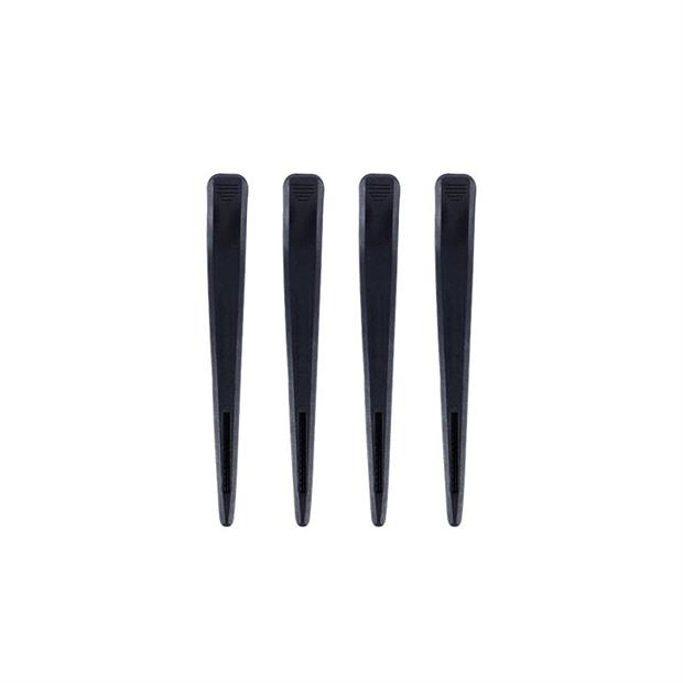 HAIR CLIP SET BLACK 4PCS-BOX