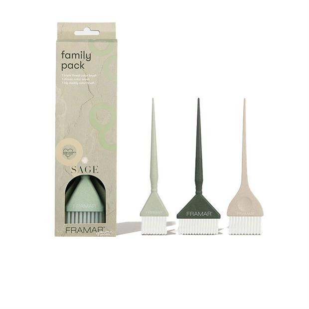 FAMILY PACK BRUSH SET NEUTRALS SAGE