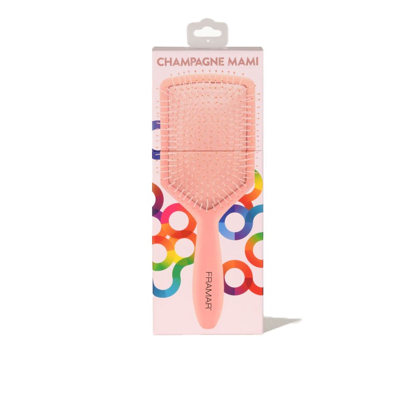 FRAMAR PADDLE BRUSH - CHAMPAGNE MAMI