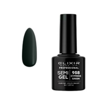 ELIXIR SEMI GEL COLOR 8 ML CYPRESS 8 ML GREEN Nº 958