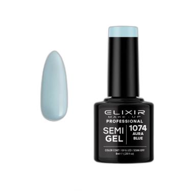 ELIXIR SEMI GEL COLOR 8 ML AURA BLUE Nº 1074