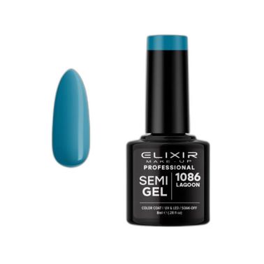 ELIXIR SEMI GEL COLOR 8 ML LAGOON Nº 1086