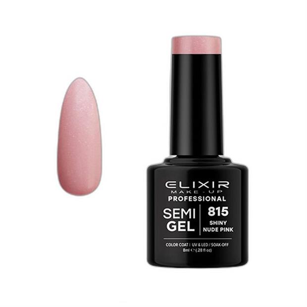 ELIXIR SEMI GEL COLOR 8 ML SHINY NUDE PINK Nº 815