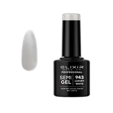 ELIXIR SEMI GEL COLOR 8 ML LUXURY WHITE Nº 943