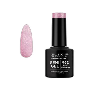 ELIXIR SEMI GEL COLOR 8 ML PINK SPARKLING Nº 962