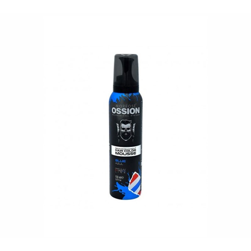 OSSION SEMIPERMANENT HAIRCOLOR MOUSSE BLUE 150ML