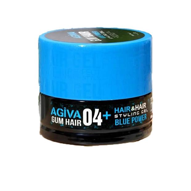 AGIVA STYLING HAIR GEL GUM 04+ BLUE POWER 700ML