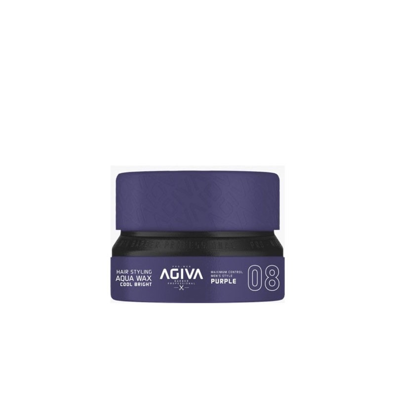 AGIVA HAIR STYLING AQUA WAX COOL BRIGHT PURPLE 08 155ML NUEVO FORMATO