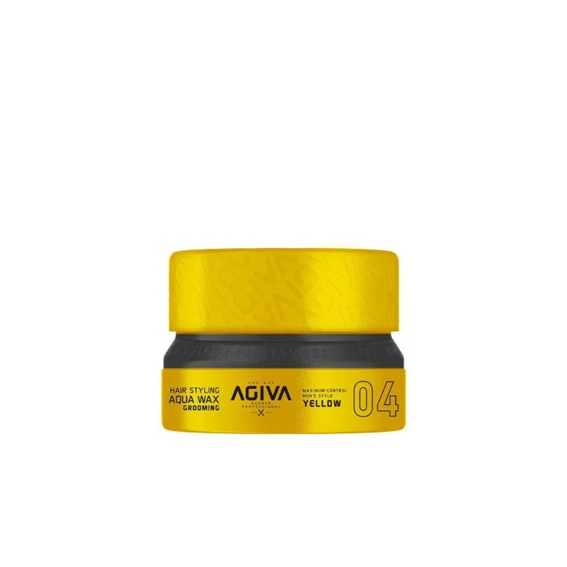 AGIVA HAIR STYLING AQUA WAX GROOMING YELLOW 04 155ML NUEVO FORMATO