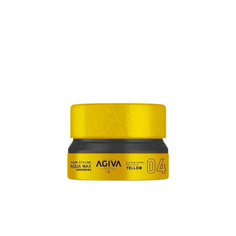 AGIVA HAIR STYLING AQUA WAX GROOMING YELLOW 04 155ML NUEVO FORMATO