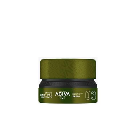 AGIVA HAIR STYLING HAIR WAX MATTE PASTE GREEN 03 155ML NUEVO FORMATO