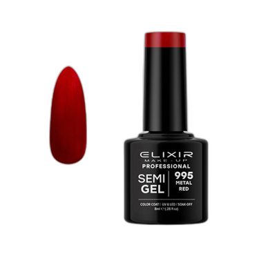 ELIXIR SEMI GEL COLOR 8 ML METAL RED Nº 995