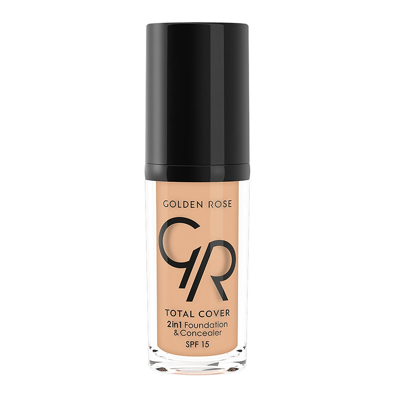 12 GOLDEN ROSE TOTAL COVER 2EN1 FOUNDATION & CONCEALER