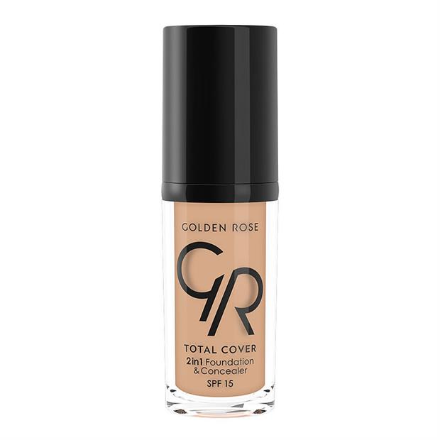 15 GOLDEN ROSE TOTAL COVER 2EN1 FOUNDATION & CONCEALER