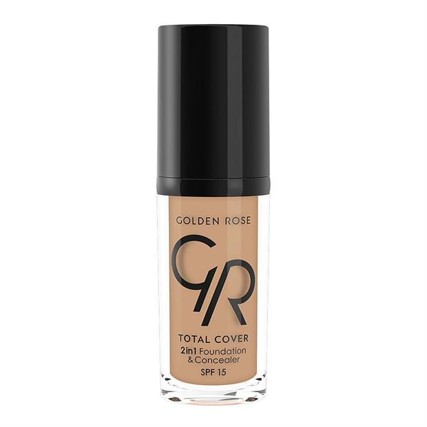 18 GOLDEN ROSE TOTAL COVER 2EN1 FOUNDATION & CONCEALER