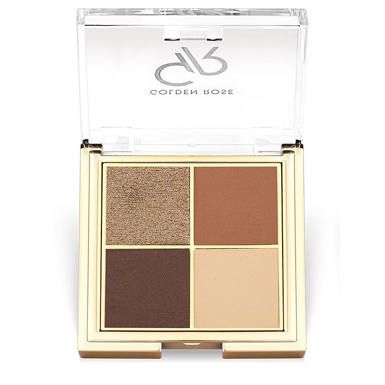 004 GOLDEN ROSE QUATRO EYESHADOW PALETTE 4X2 2g.