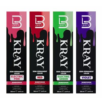  SEMI-PERMANENT KRAY COLOR LIGHT VIOLET KRAY 100ML L3V3L 3