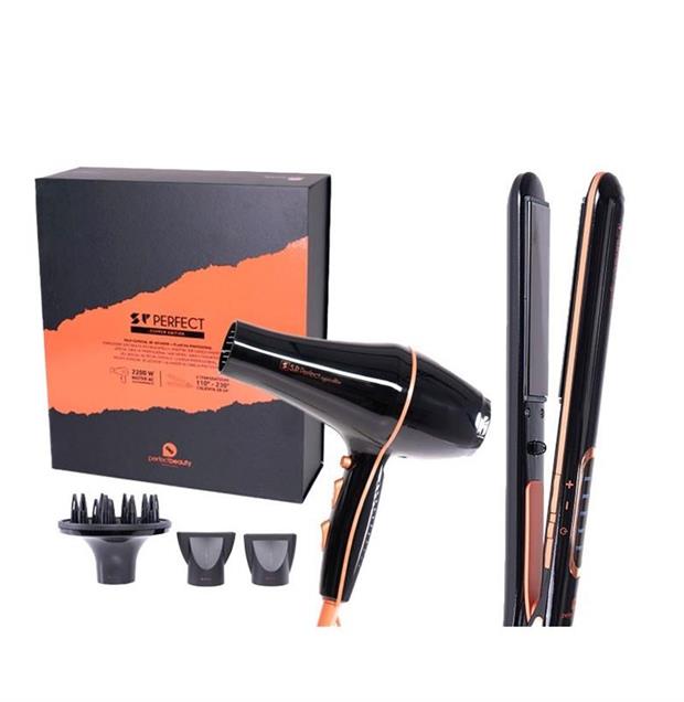 S.P. PERFECT COPPER EDITION PACK ESPECIAL SECADOR + PLANCHA PROFESIONAL
