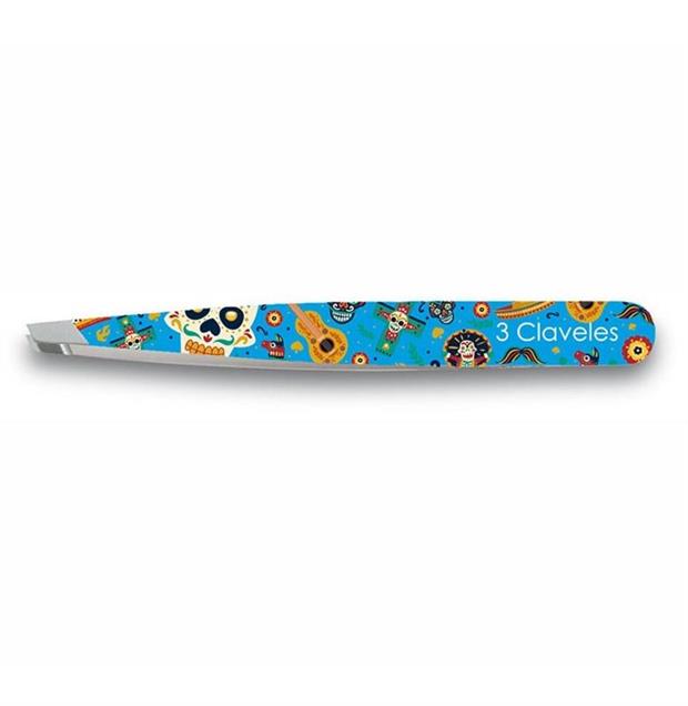 PINZA SESGADA MEX INOX 9,5 cm. D 3C