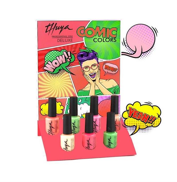 EXPOSITOR ESMALTES DELUXE COMIC COLORS
