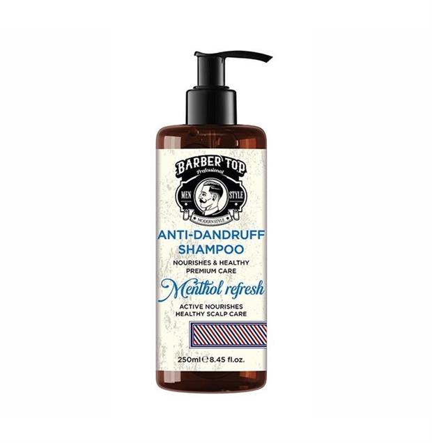 BARBER TOP SHAMPOO ANTI-DANDRUFF MENTHOL 250ML