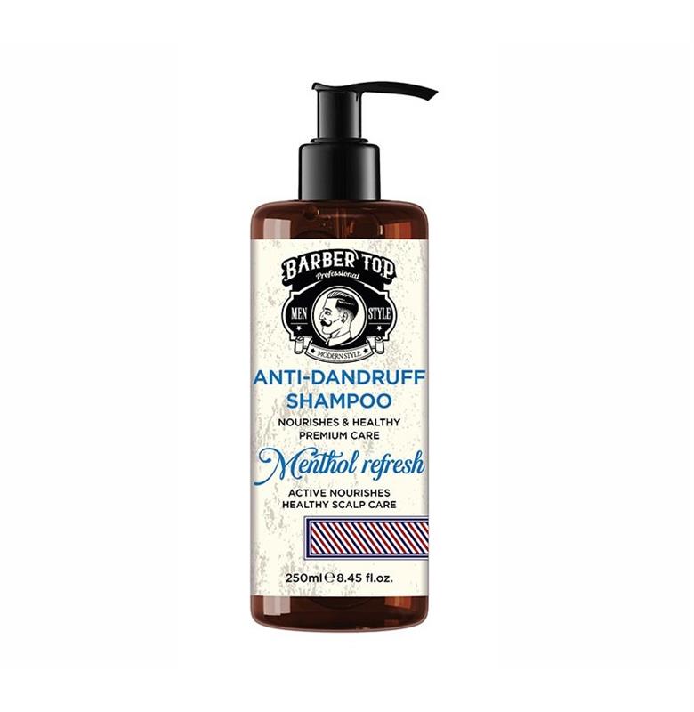 BARBER TOP SHAMPOO ANTI-DANDRUFF MENTHOL 250ML