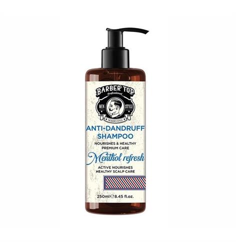 BARBER TOP SHAMPOO ANTI-DANDRUFF MENTHOL 250ML