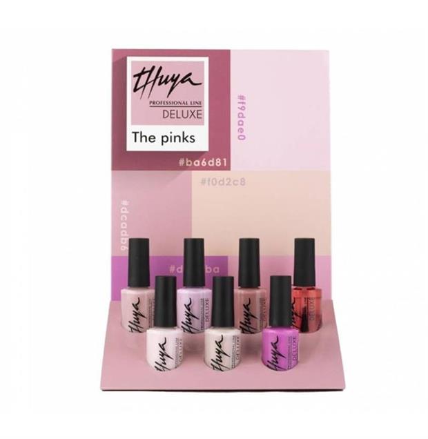 EXPOSITOR ESMALTES DELUXE THE PINKS