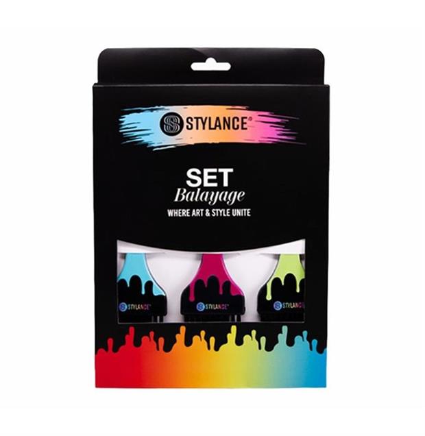 SET BALAYAGE COLOR BRUSH-SET 3 PALETINAS STYLANCE