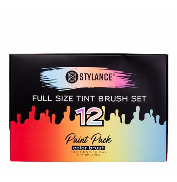 PAINT PACK COLOR BRUSH-SET 12 PALETINAS STYLANCE