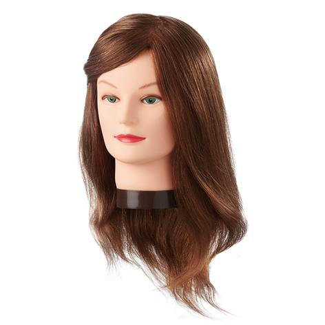 CABEZA MANIQUI 100% CABELLO HUMANO ( 35 cm)