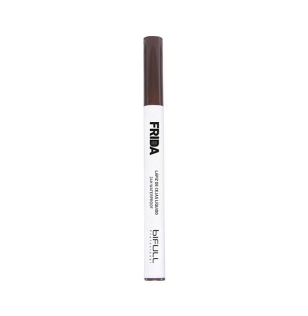 LÁPIZ DE CEJAS LÍQUIDO FRIDA 4 PUNTAS 24H WATERPROOF MARRÓN OSCURO
