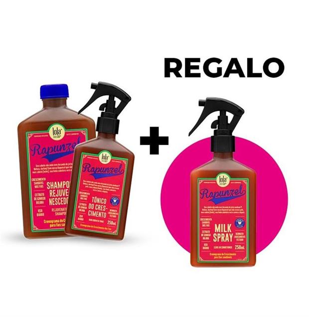 KIT RAPUNZEL+ REGALO RAPUNZEL MILK SPRAY 250ML LOLA