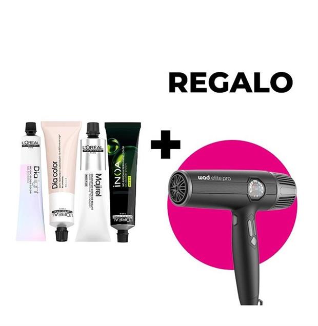 KIT 84 TINTES L'OREAL (DIA COLOR, DIA LGHT, INOA O MAJIREL)+REGALO HAIR DRYER ELITE PRO (40790)