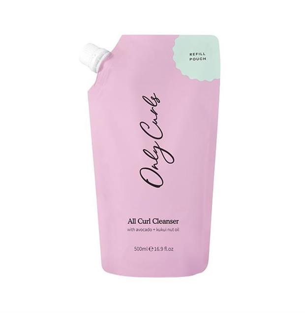 ONLY CURLS ALL CURL CLEANSER 500ML - REFILL POUCH