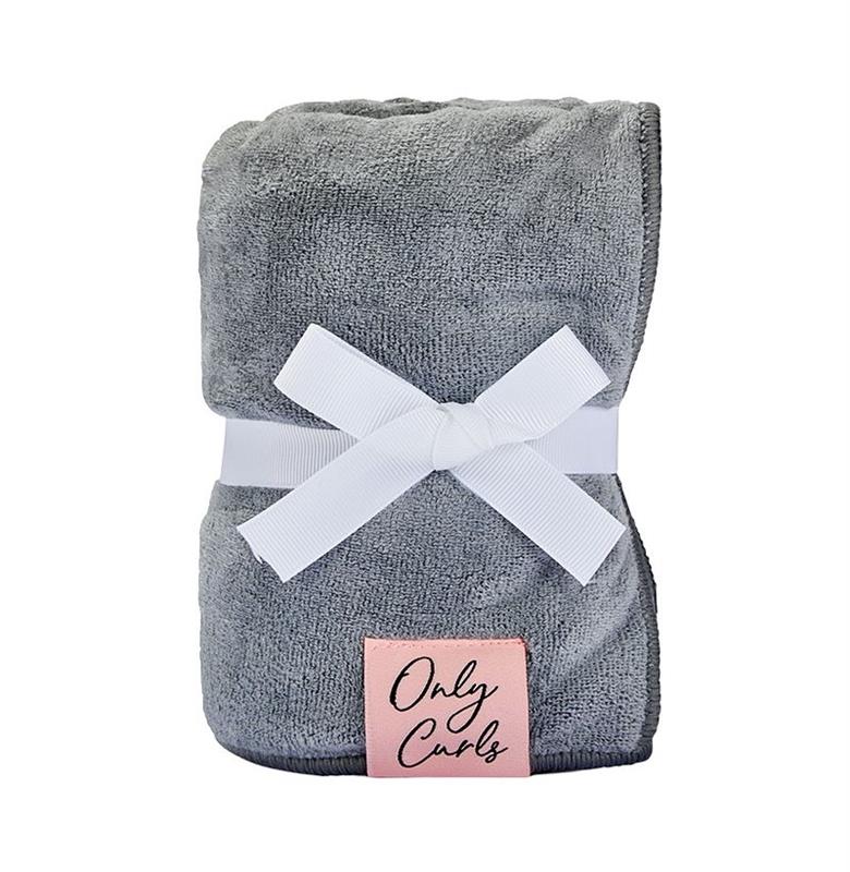 MICROFIBRE HAIR TOWEL - GREY