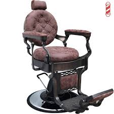 SILLON DE BARBERO OLYMPO MARRON