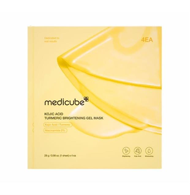 KOJIC ACID TURMERIC BRIGHTENING GEL MASK 4uds