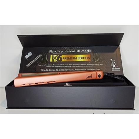 PLANCHA K6 PREMIUM + BOLSA TERMICA COLOR ROSA GOLD