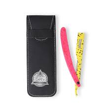 NAVAJA  AFEITAR NEON AMARILLO + ROSA BLESSED
